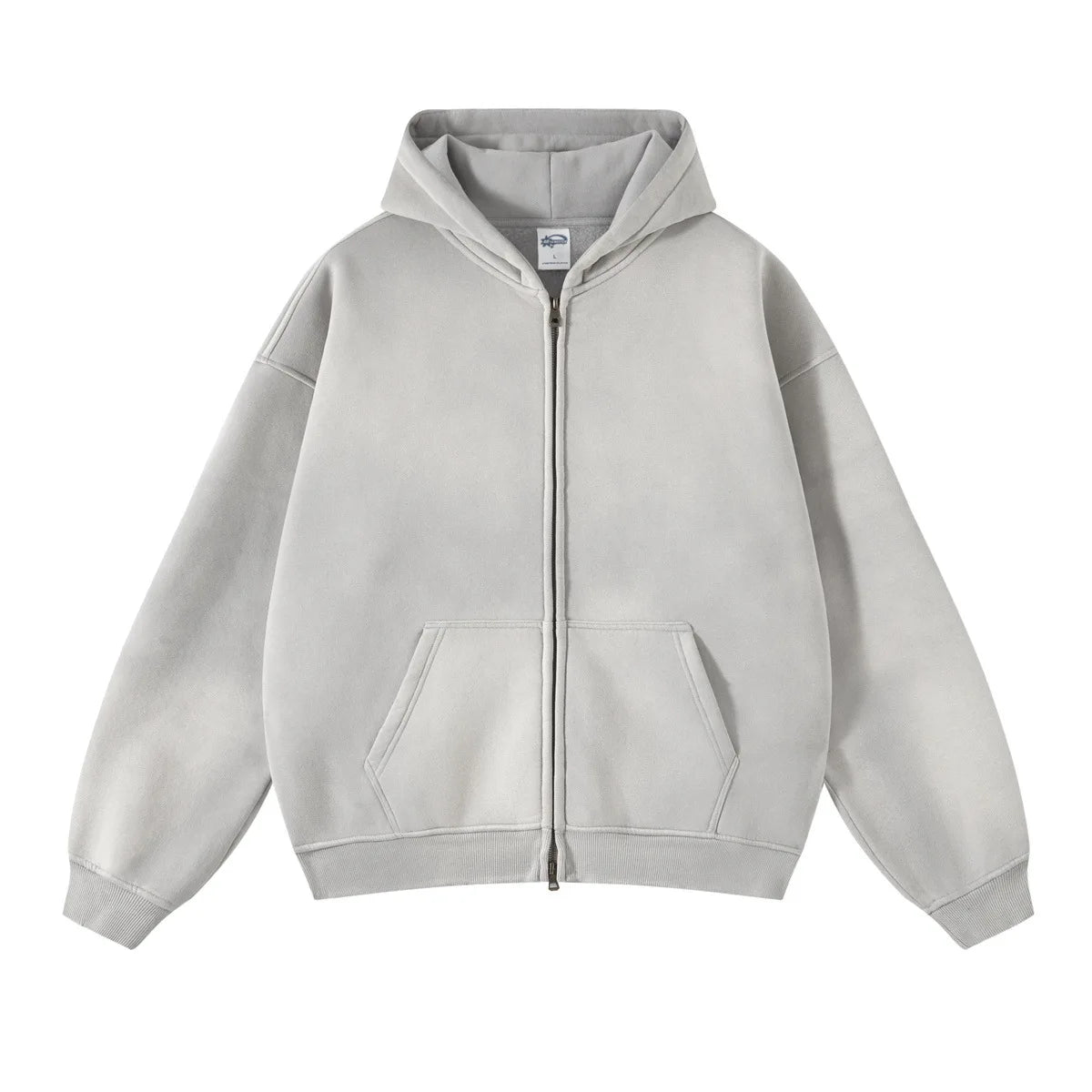 Stone Zipup Hoodie