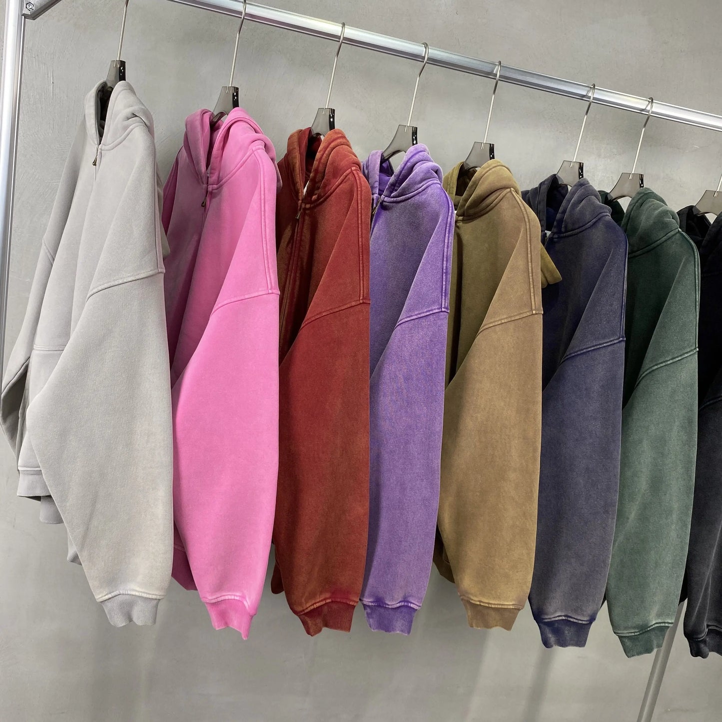 Stone Zipup Hoodie