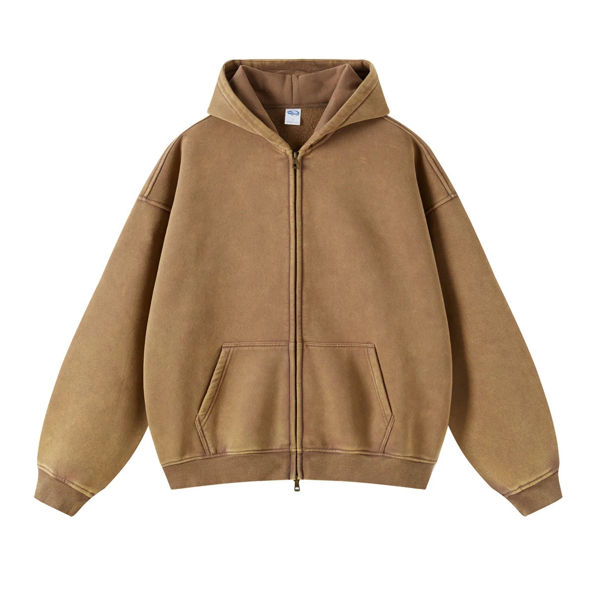 Stone Zipup Hoodie
