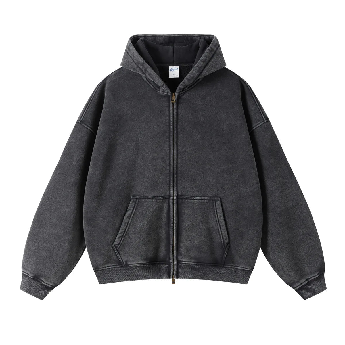 Stone Zipup Hoodie