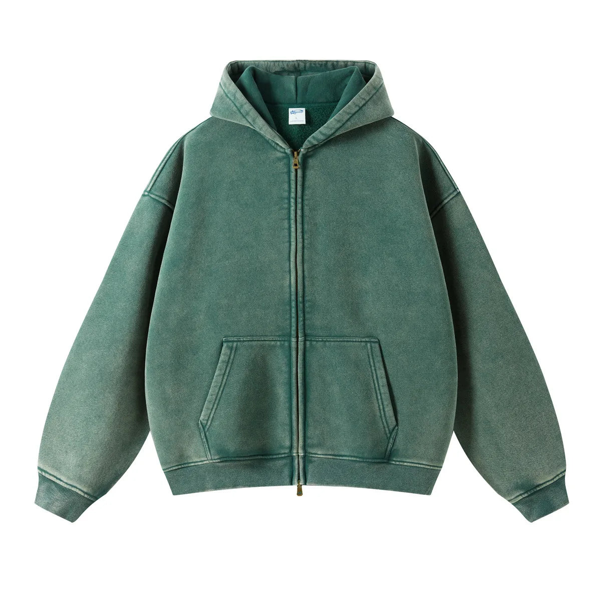 Stone Zipup Hoodie