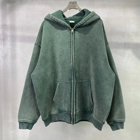 Stone Zipup Hoodie